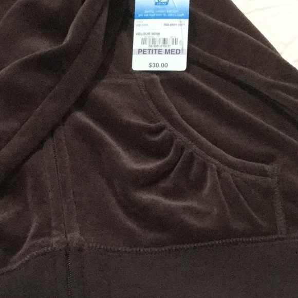 SB Active- Brown Velour Mink Hoodie - Picture 8 of 8